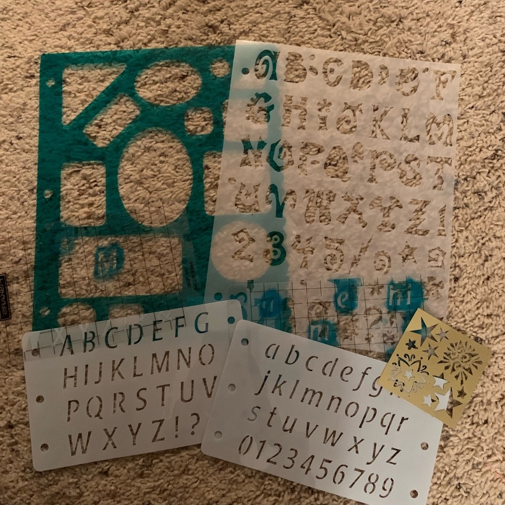Stencils -used